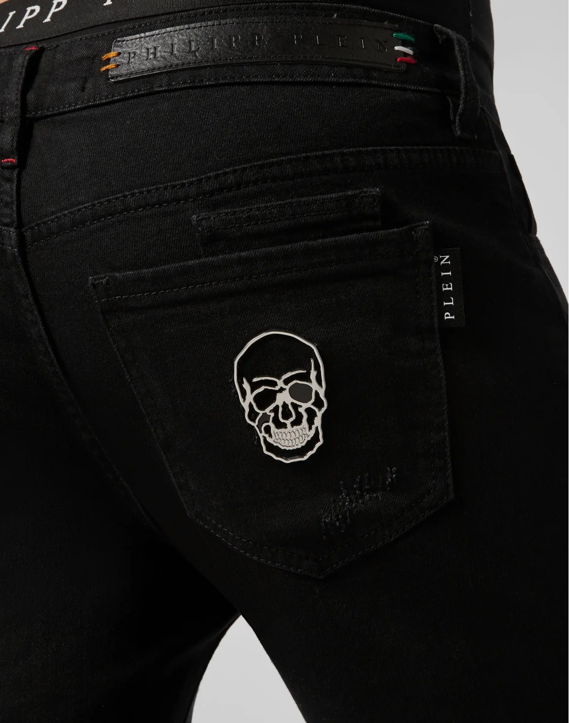 Slim Fit Skull, цвет: Черный