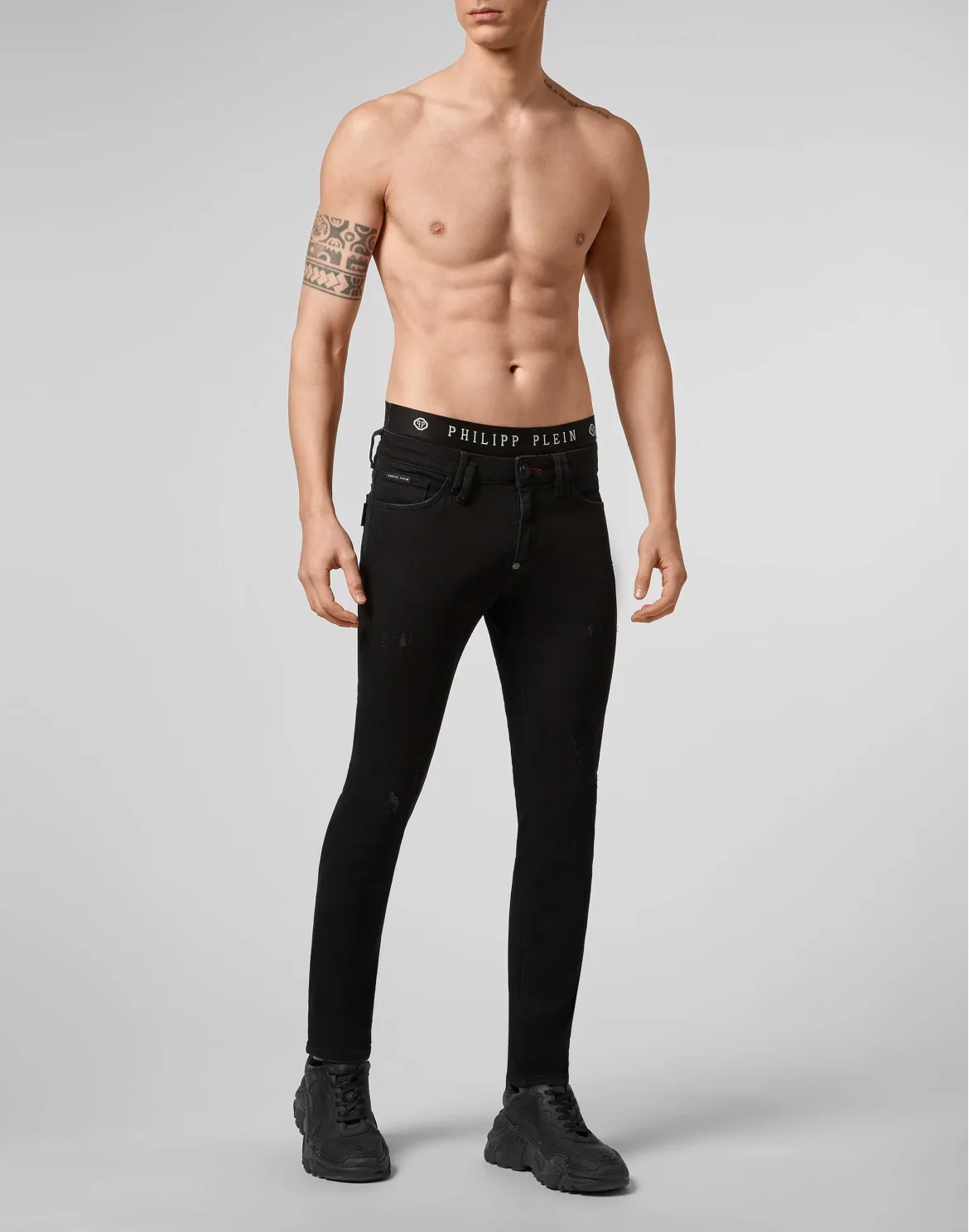 Slim Fit Skull, цвет: Черный