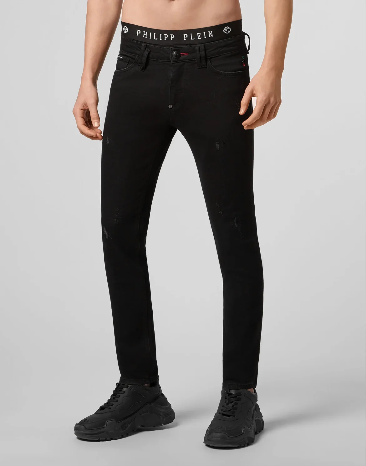 Slim Fit Skull, цвет: Черный