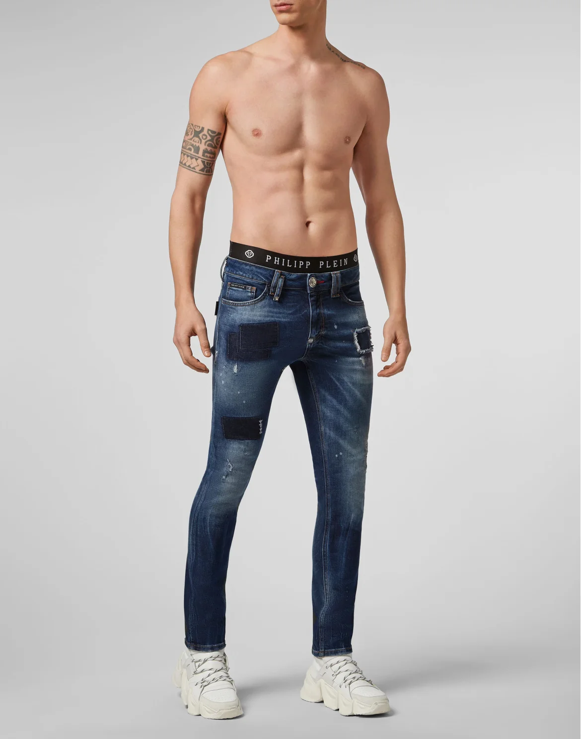 Slim Fit Skull, цвет: Синий