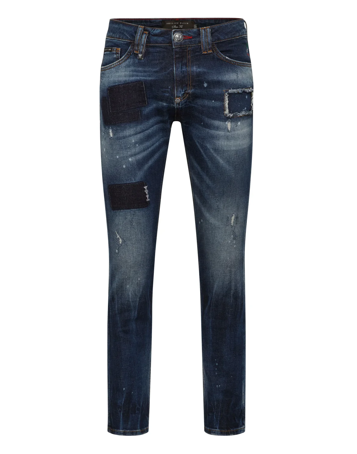 Slim Fit Skull, цвет: Синий
