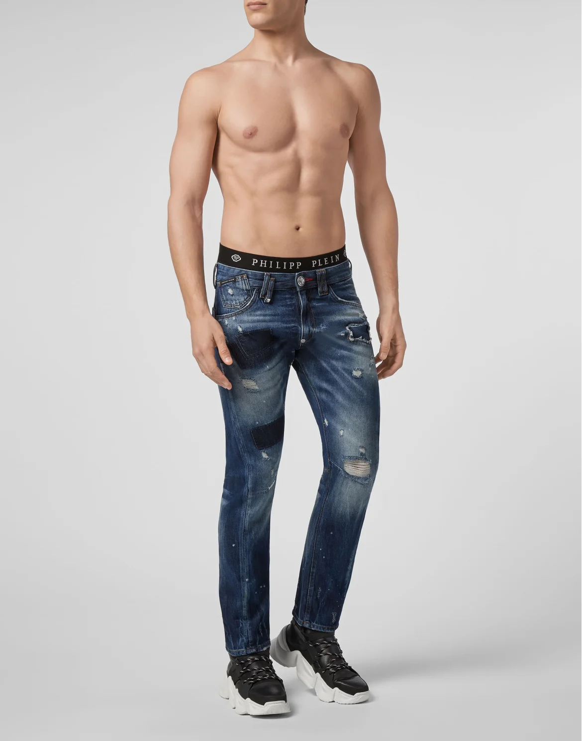 Milano cut Monogram, цвет: Синий
