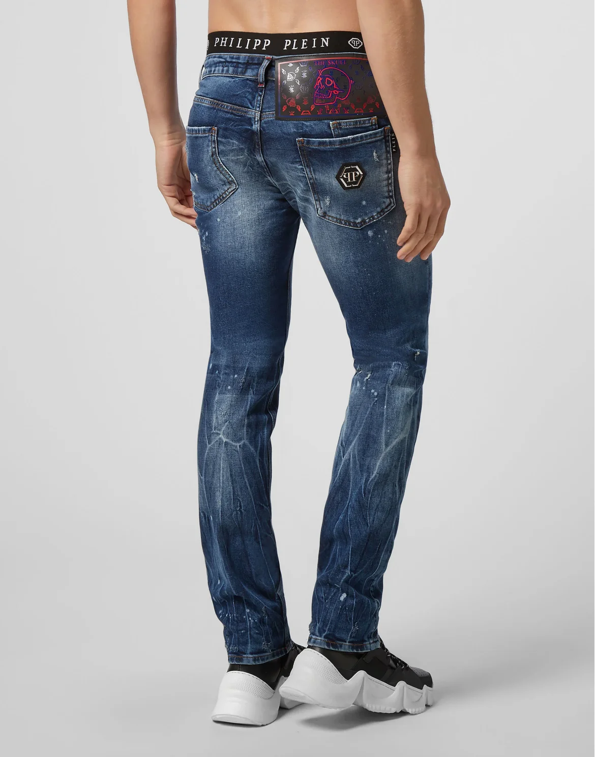 Super Straight Cut Monogram, цвет: Синий