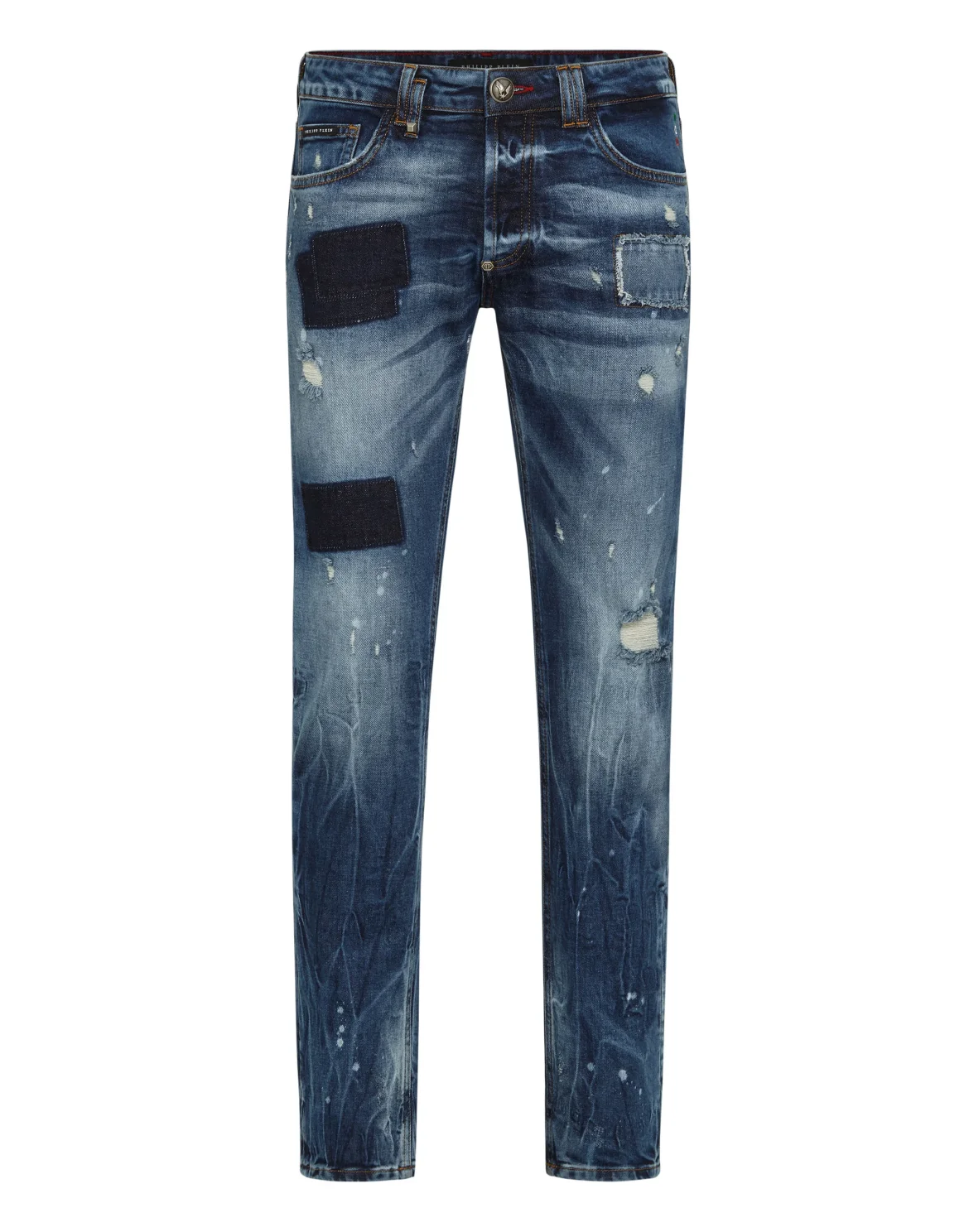 Super Straight Cut Monogram, цвет: Синий