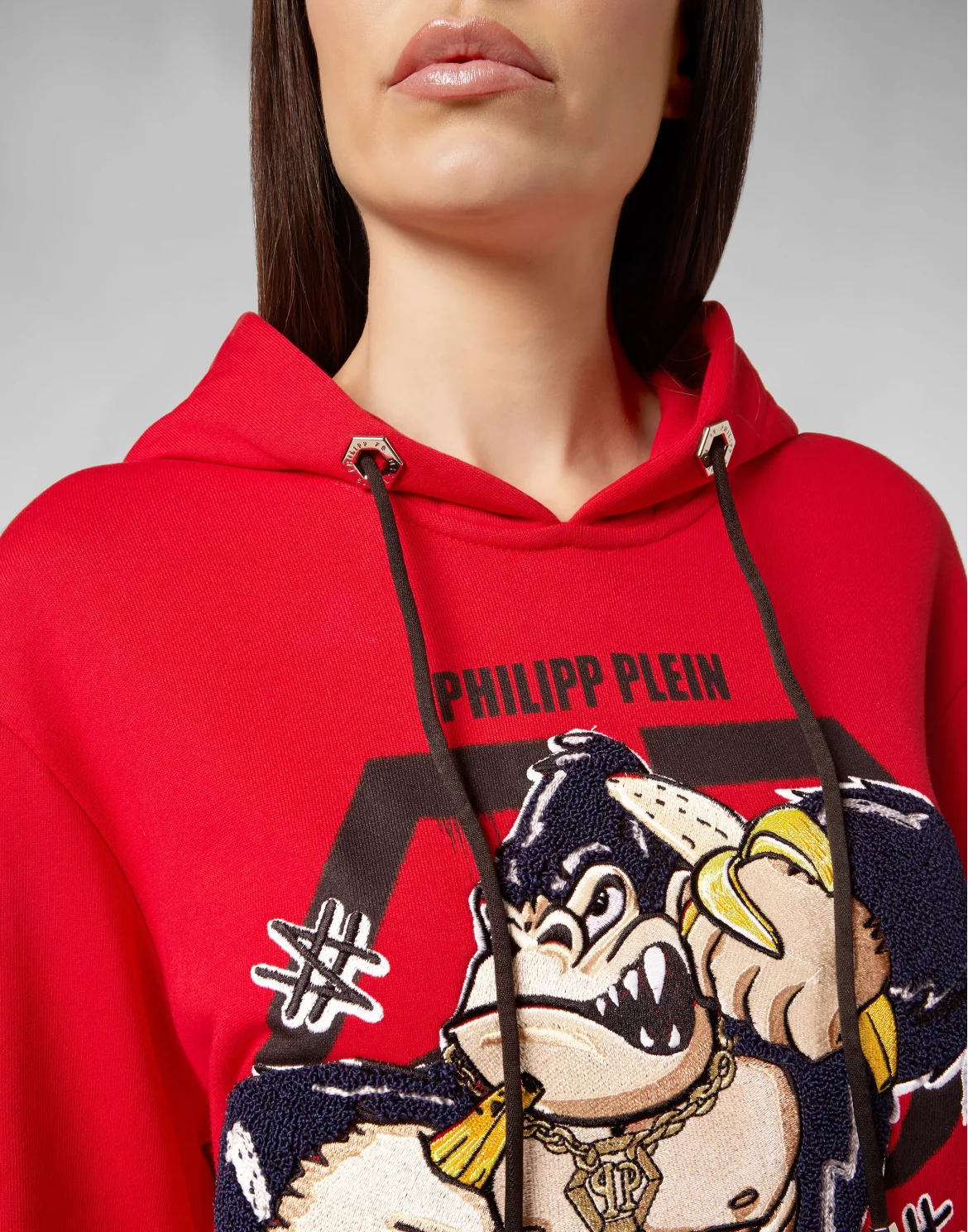 Hoodie sweatshirt King Plein, цвет: Красный