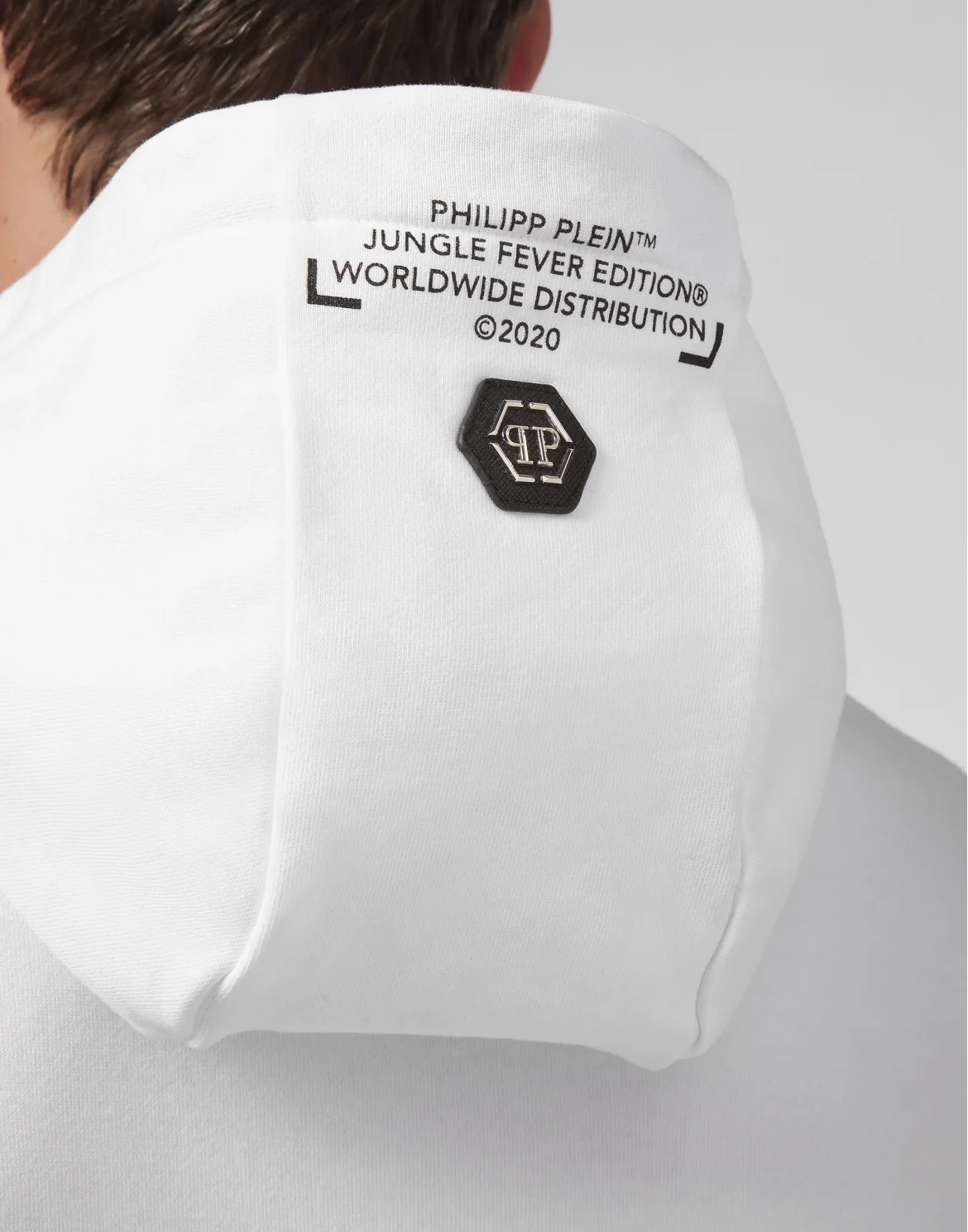 Hoodie sweatshirt King Plein, цвет: Белый