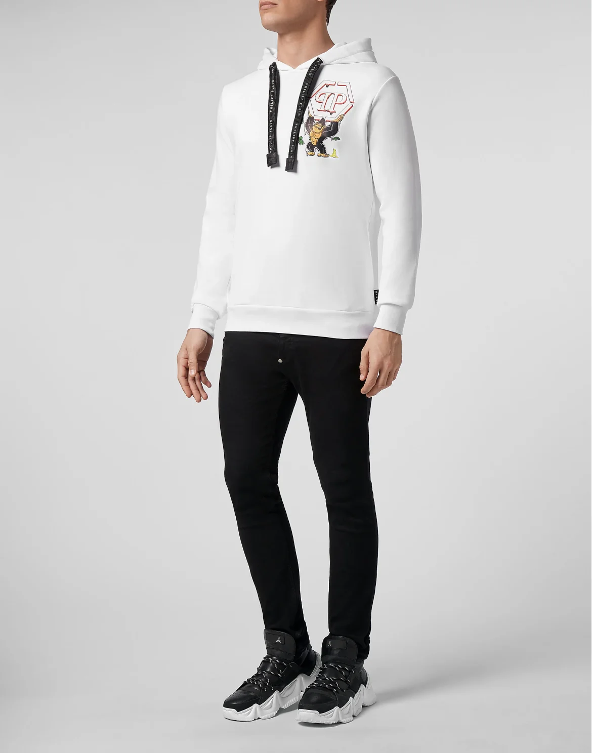 Hoodie sweatshirt King Plein, цвет: Белый