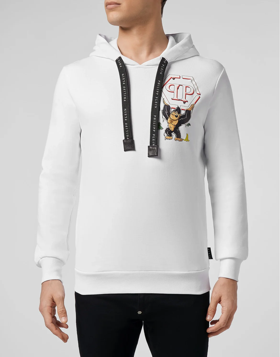 Hoodie sweatshirt King Plein, цвет: Белый