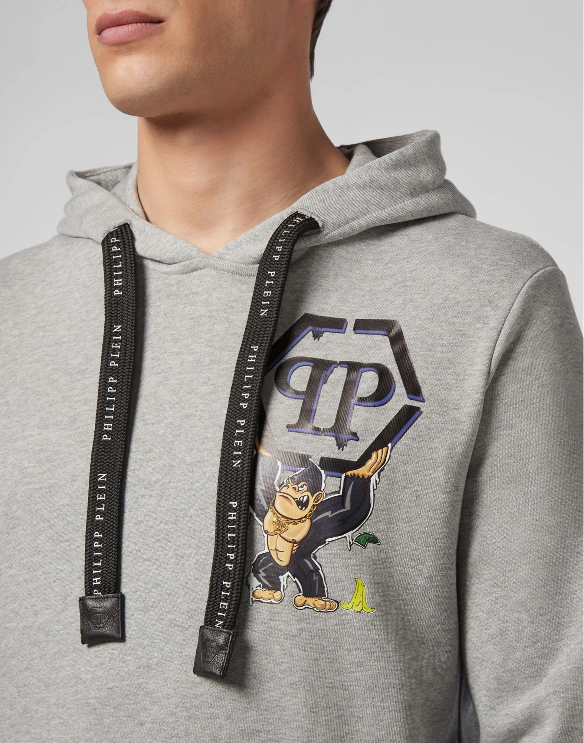 Hoodie sweatshirt King Plein, цвет: Серый