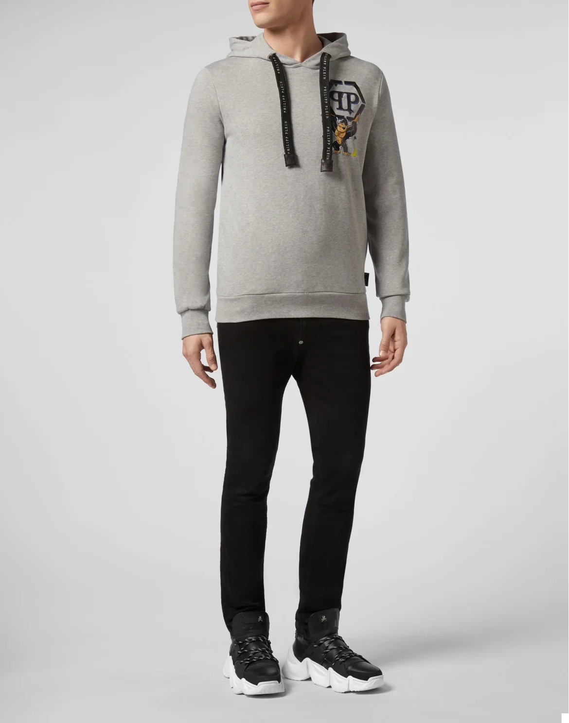Hoodie sweatshirt King Plein, цвет: Серый