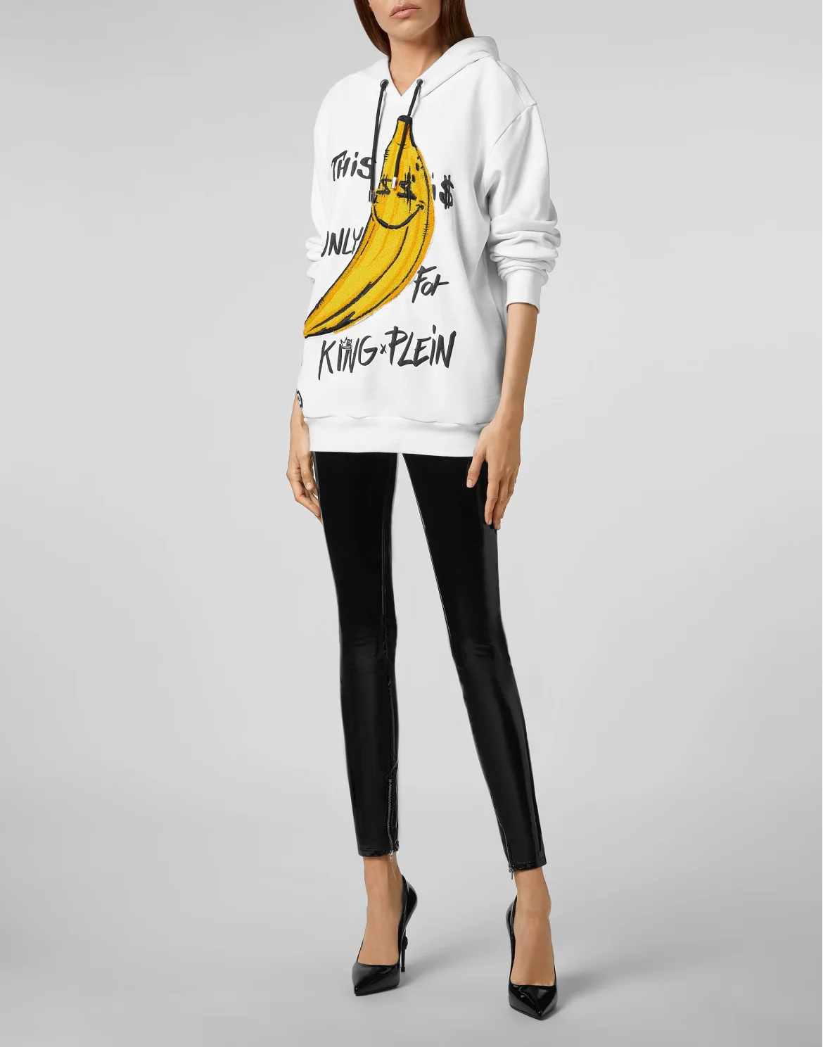 Hoodie sweatshirt King Plein, цвет: Белый