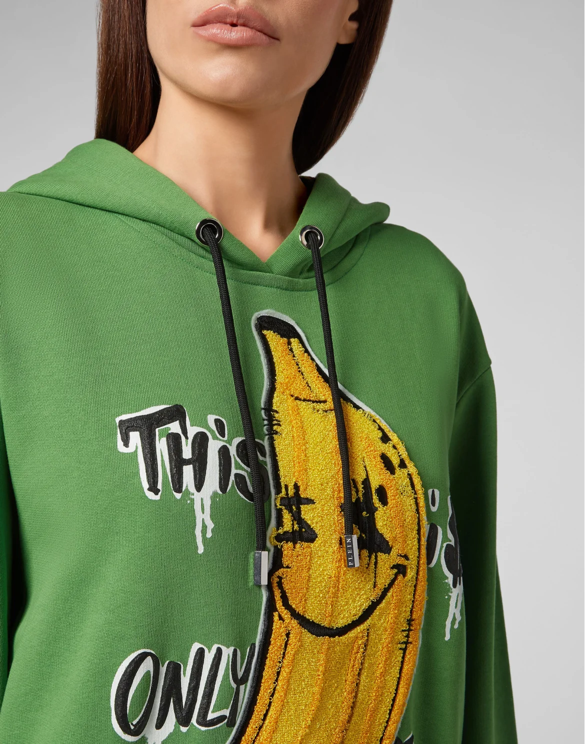 Hoodie sweatshirt King Plein, цвет: Зеленый
