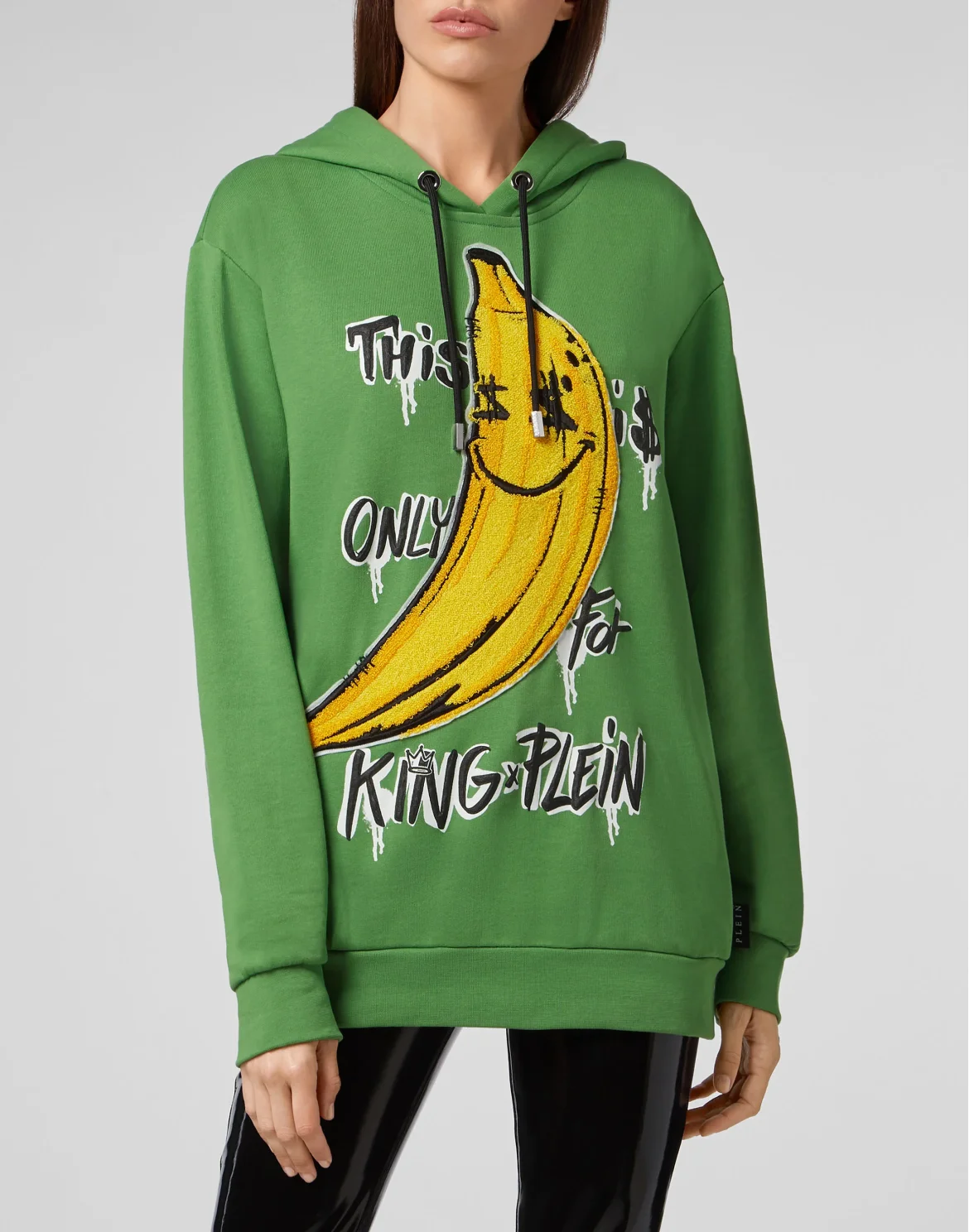 Hoodie sweatshirt King Plein, цвет: Зеленый