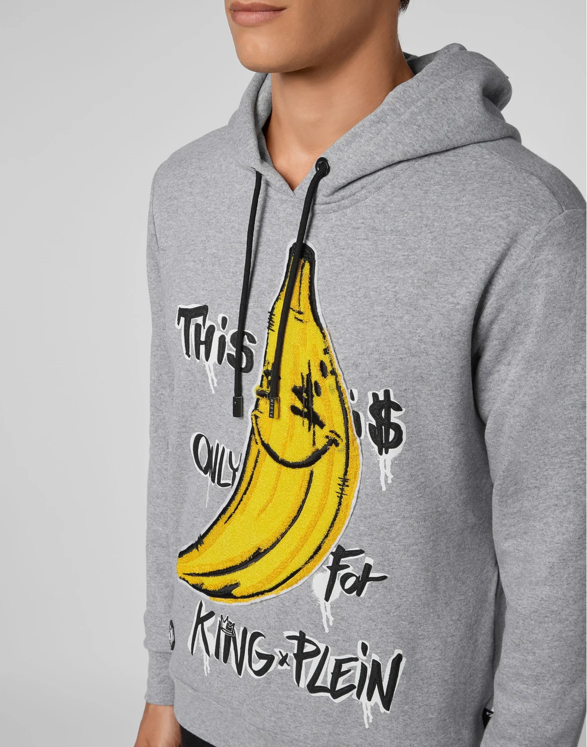 Hoodie sweatshirt King Plein, цвет: Серый