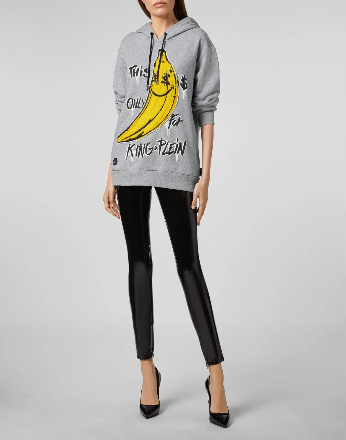 Hoodie sweatshirt King Plein, цвет: Серый