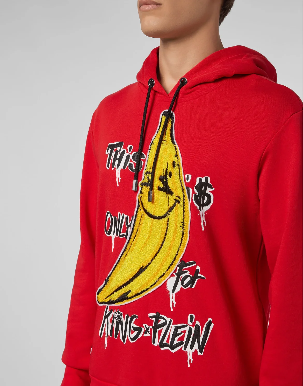 Hoodie sweatshirt King Plein, цвет: Красный