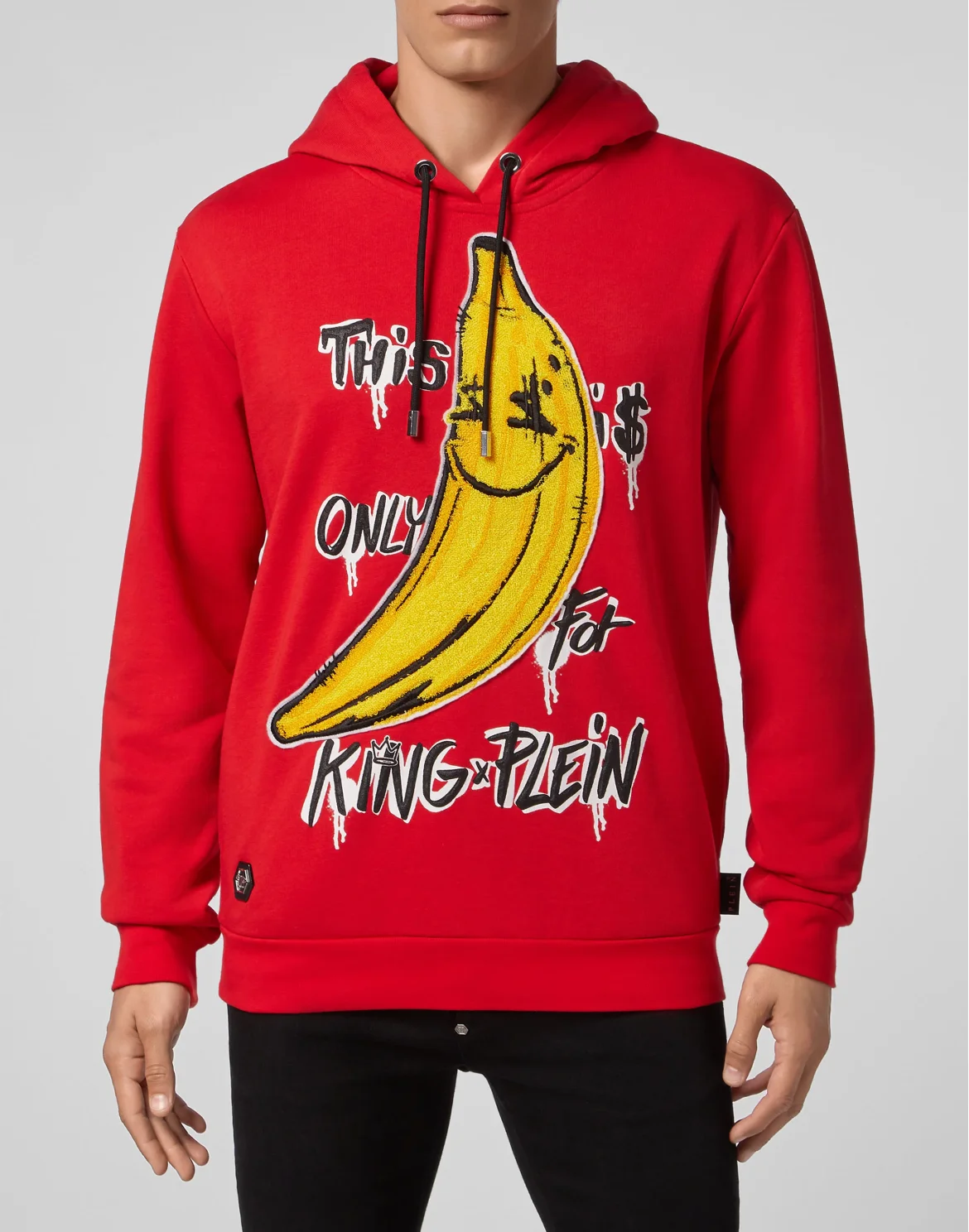 Hoodie sweatshirt King Plein, цвет: Красный