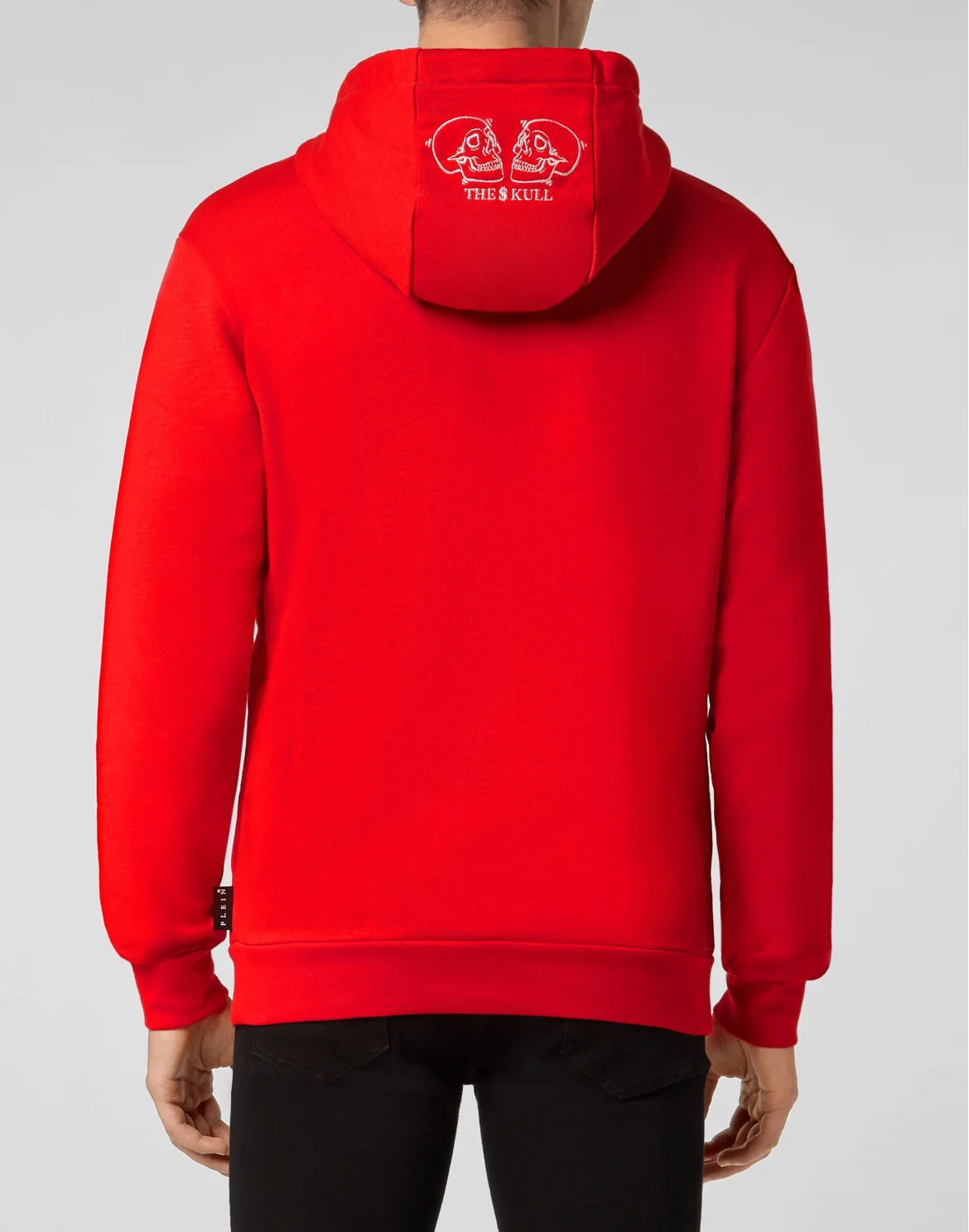 Hoodie sweatshirt Outline Skull, цвет: Красный