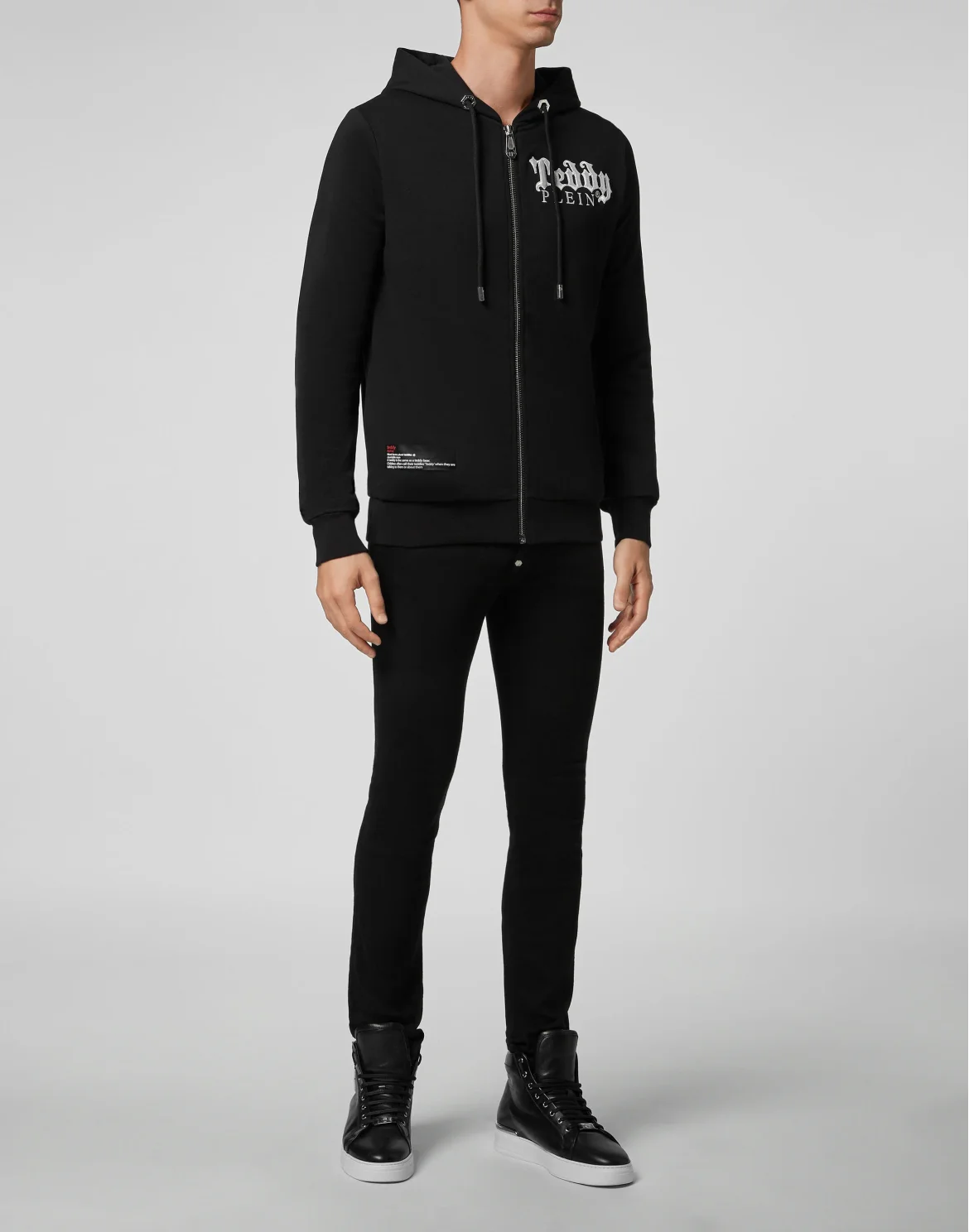 Hoodie Sweatjacket Teddy Bear, цвет: Черный