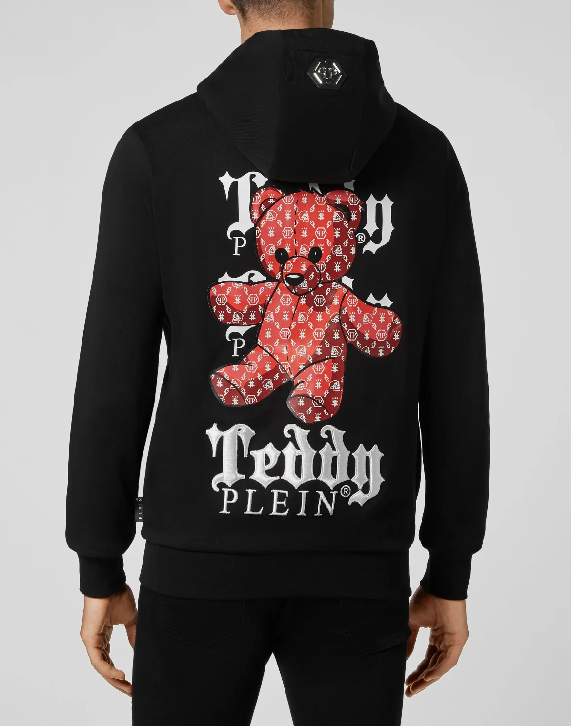 Hoodie Sweatjacket Teddy Bear, цвет: Черный