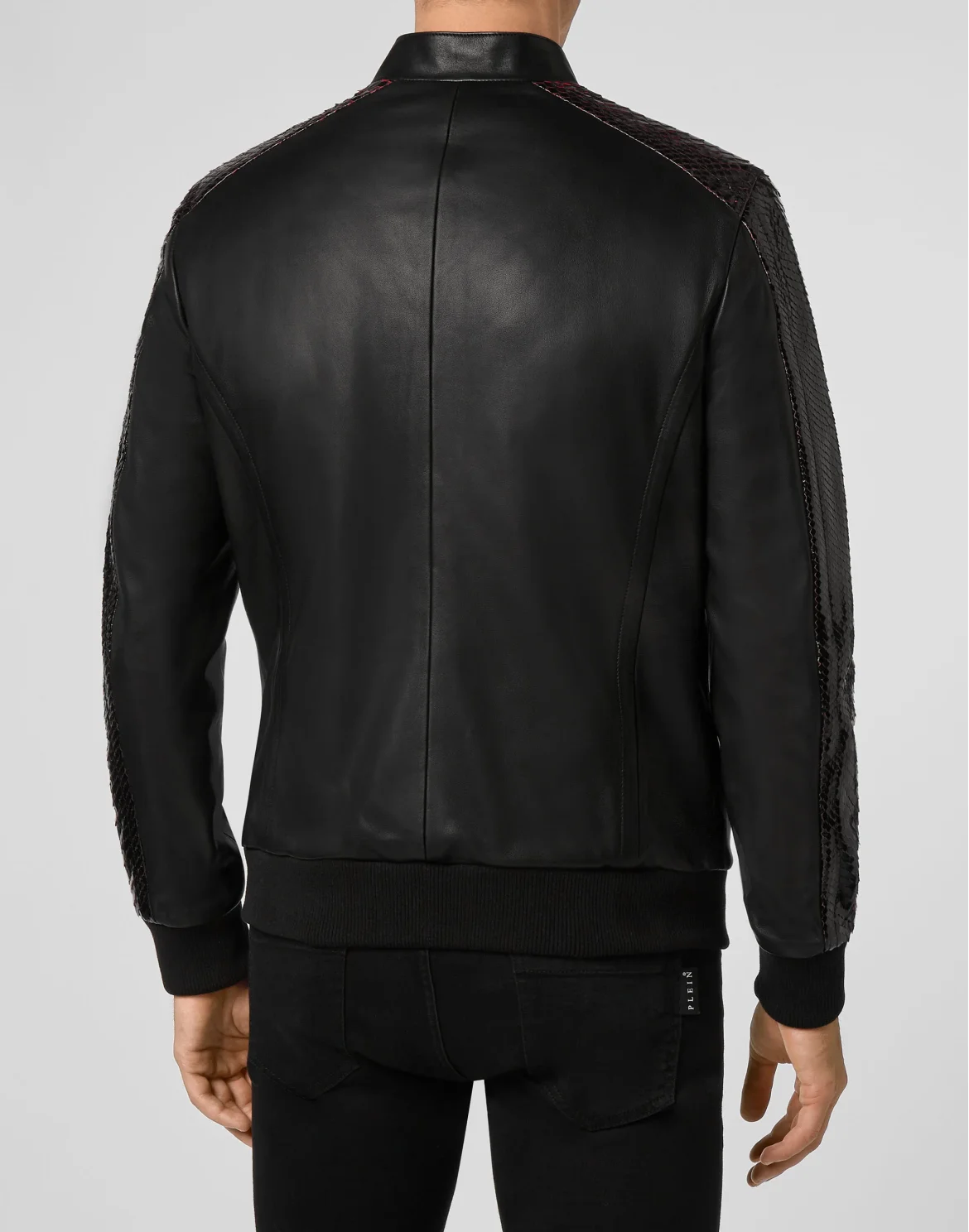 Leather Moto Jacket Luxury, цвет: Черный