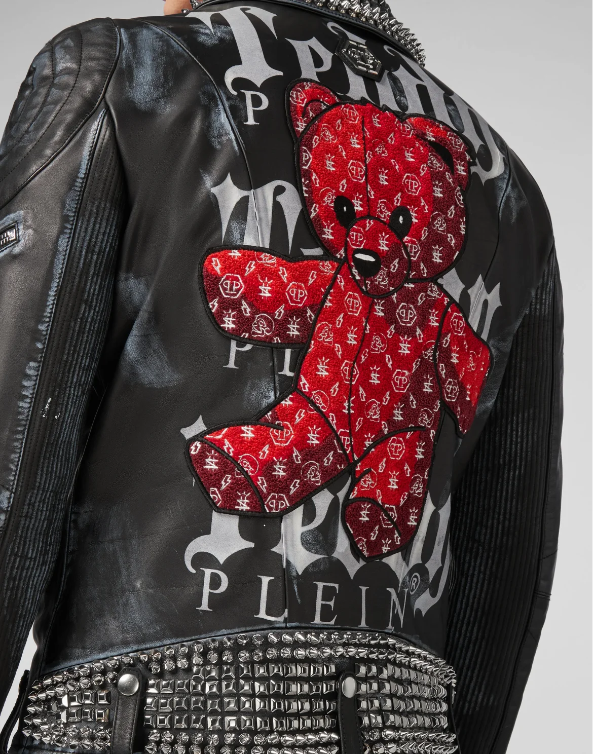 Leather Biker Teddy Bear, цвет: Черный