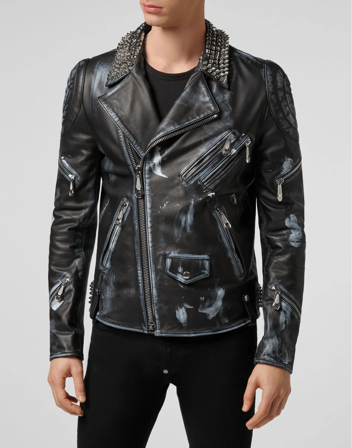 Leather Biker Teddy Bear, цвет: Черный
