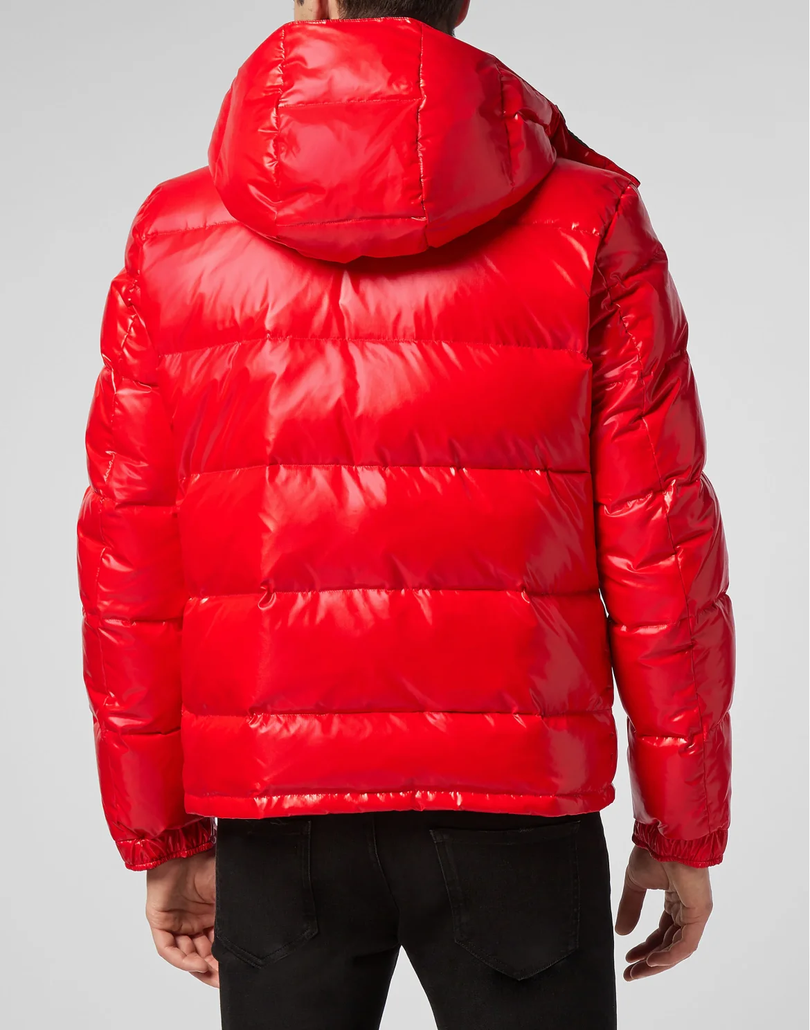 Nylon Jacket  Outline Skull, цвет: Красный