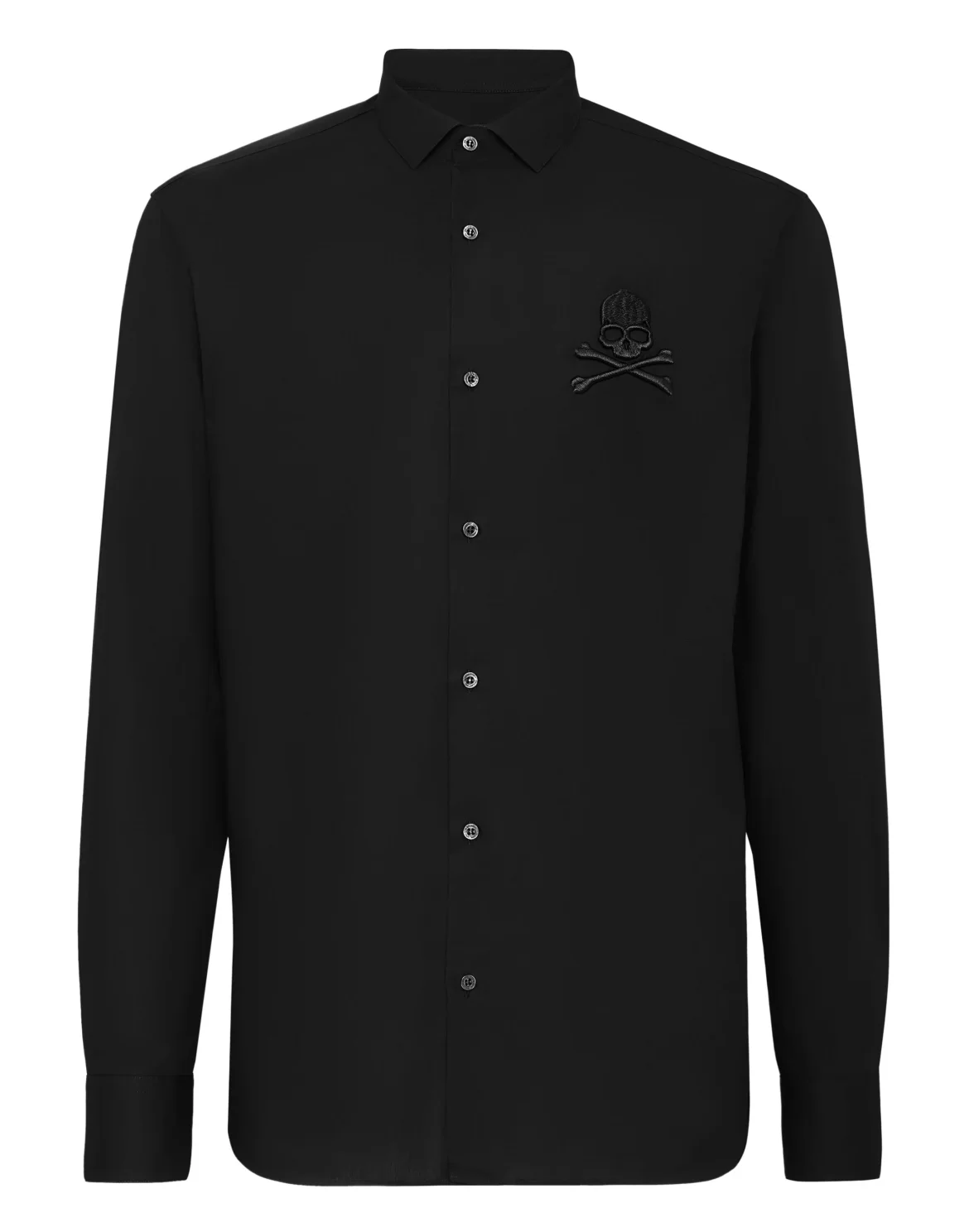 Shirt Diamond Cut LS Skull, цвет: Черный