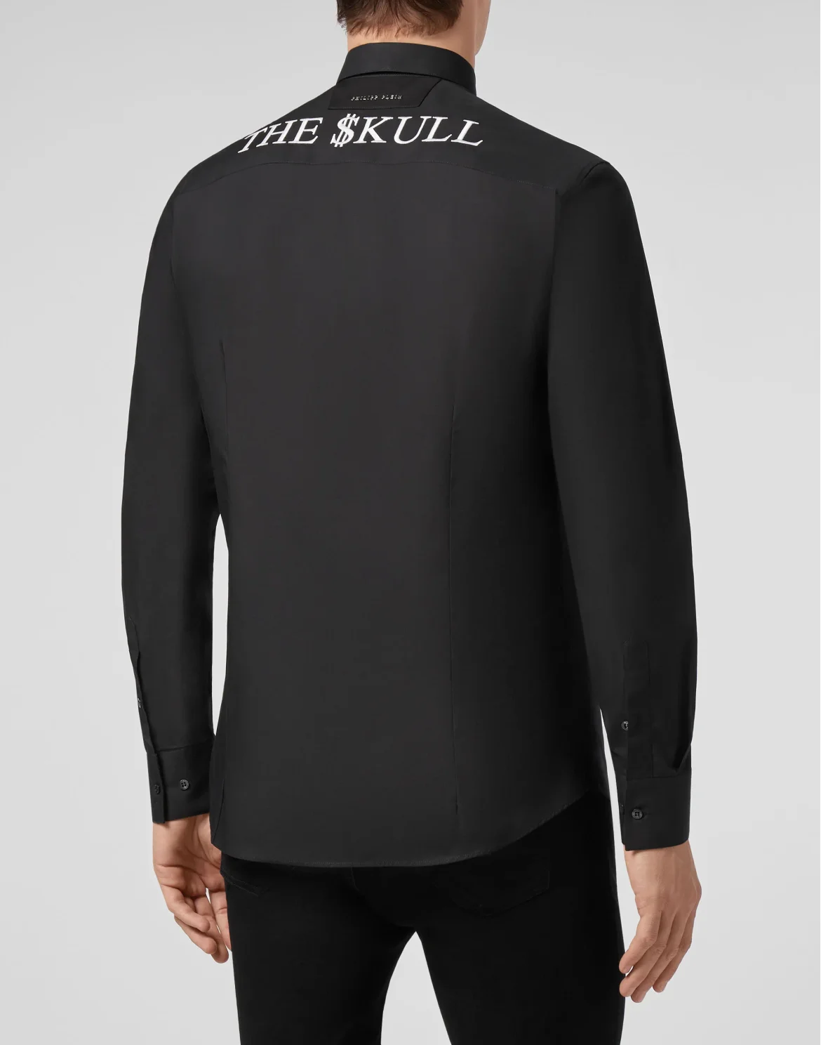 Shirt Diamond Cut LS  Outline Skull, цвет: Черный