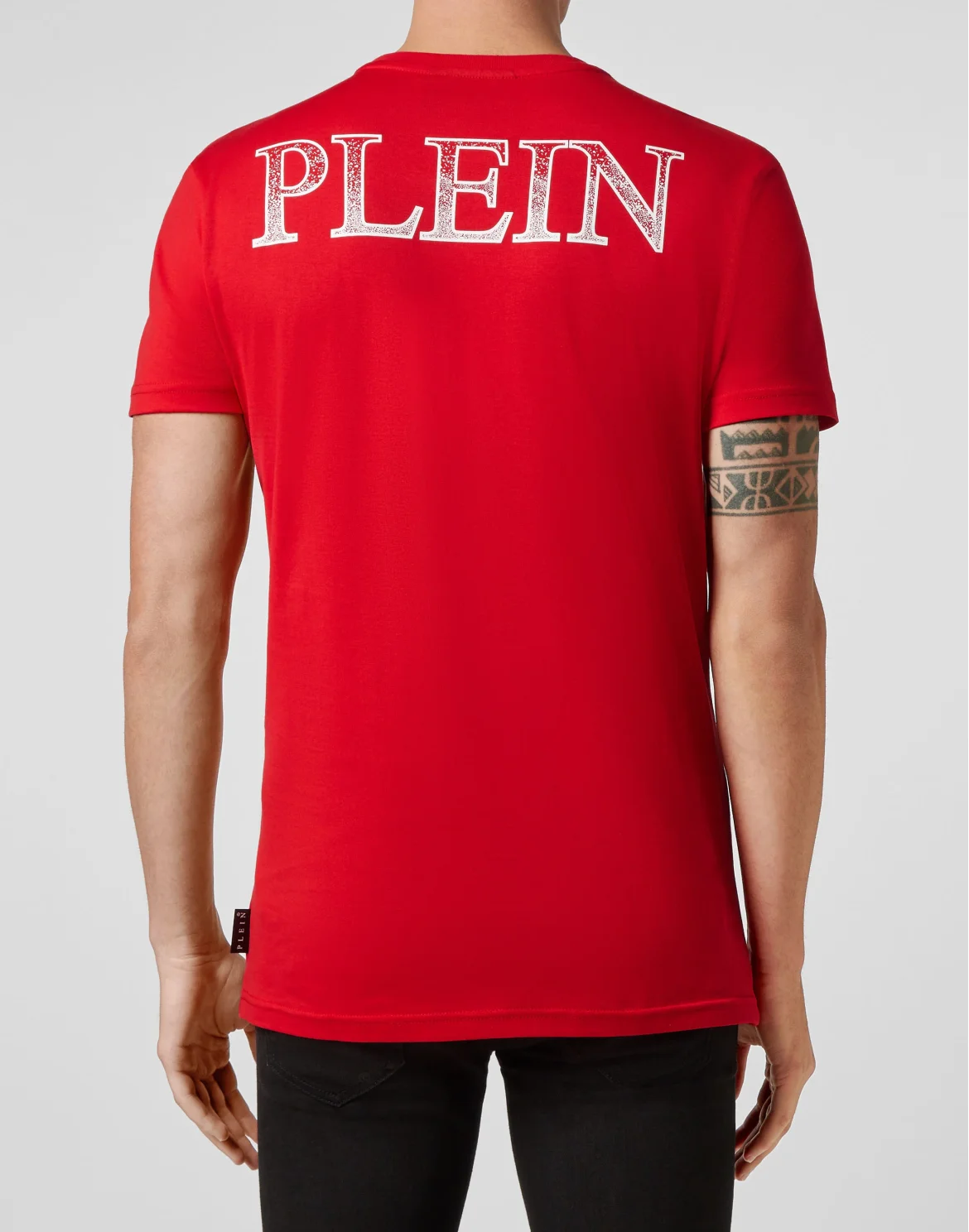 T-shirt Round Neck SS Skull on fire, цвет: Красный