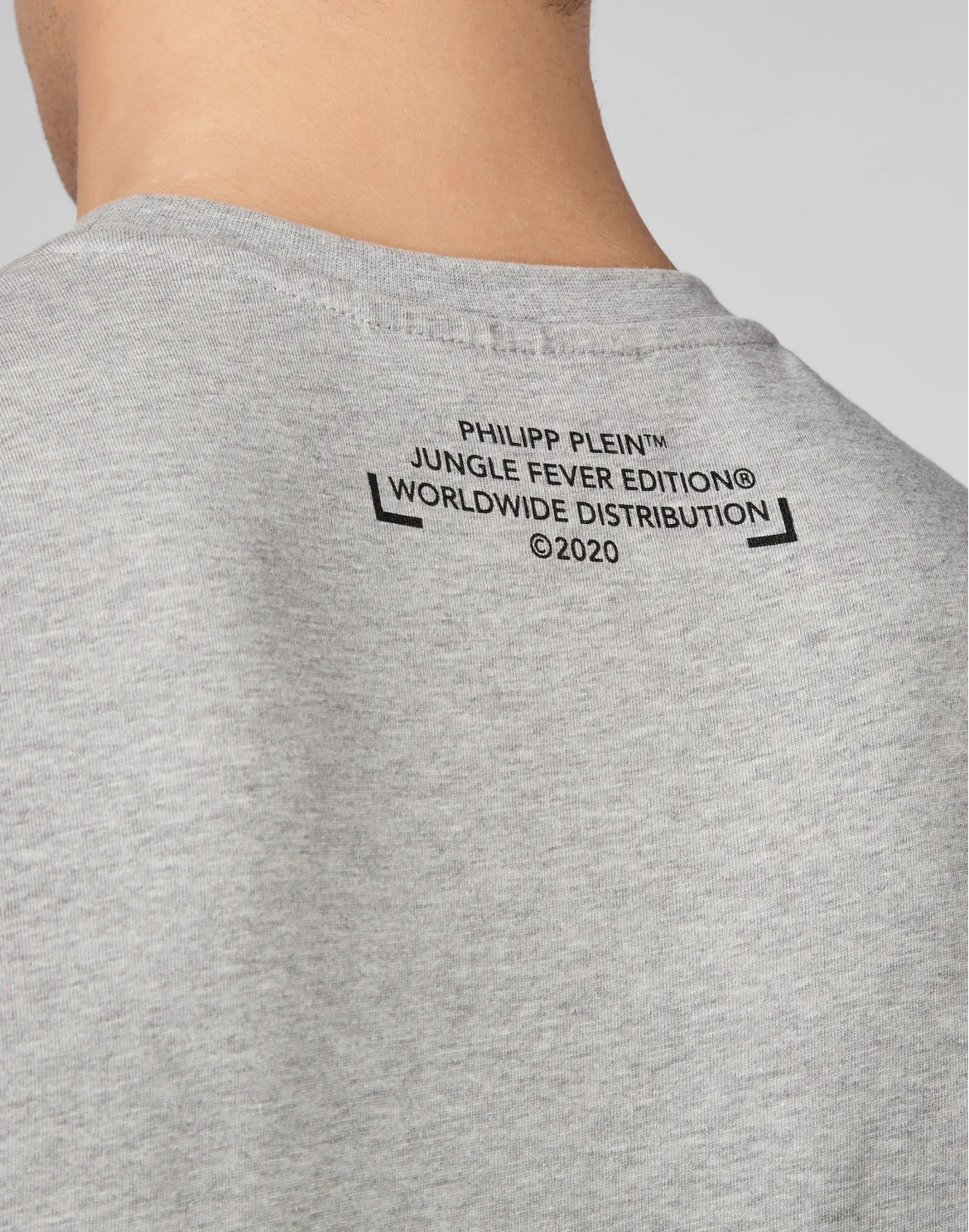 T-shirt Round Neck SS King Plein, цвет: Серый