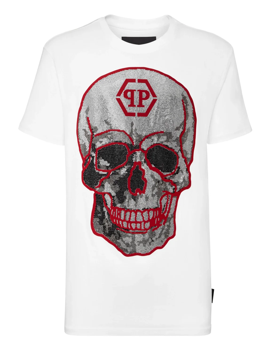 T-shirt Round Neck SS Crystal Skull, цвет: Белый