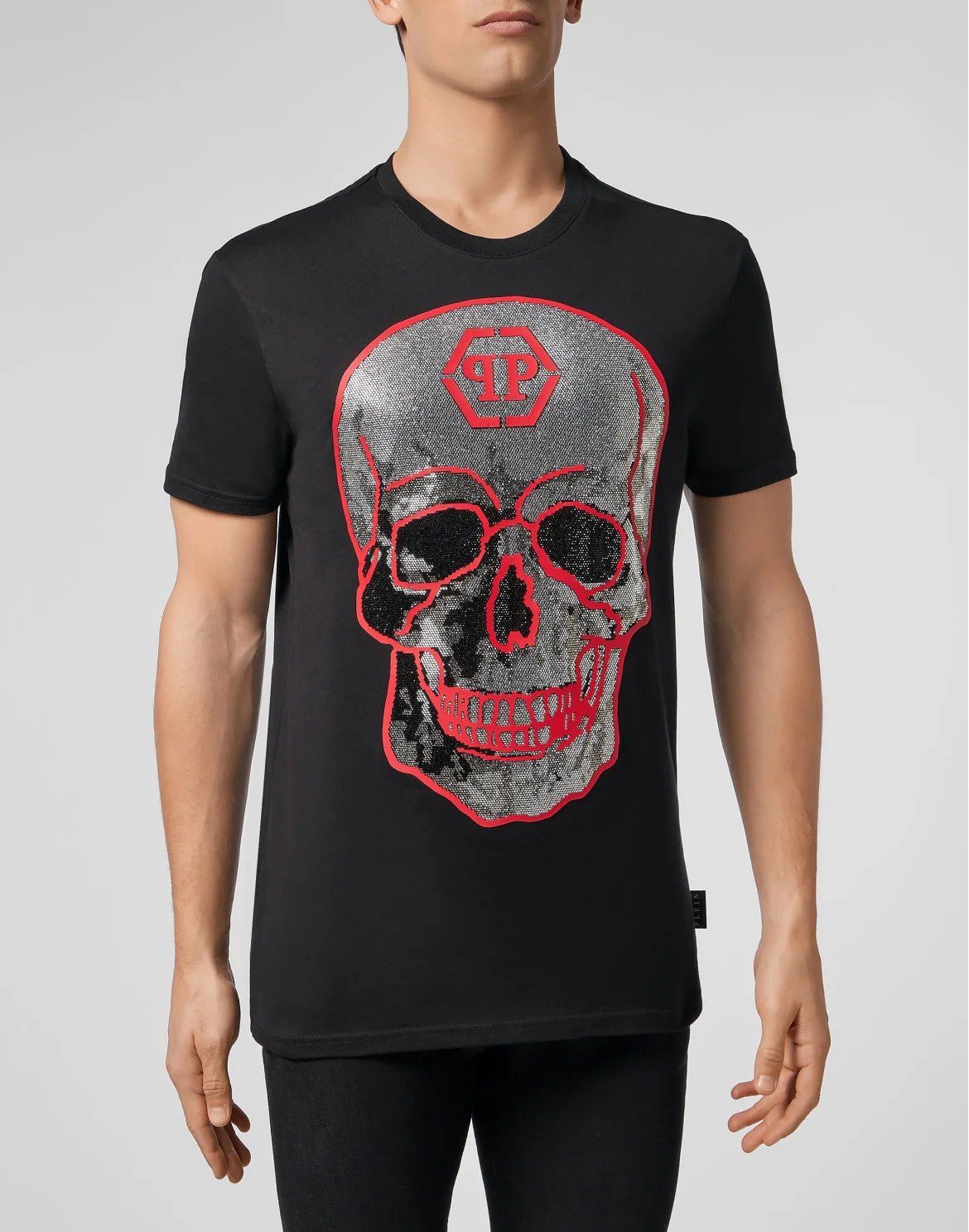 T-shirt Round Neck SS Crystal Skull, цвет: Черный