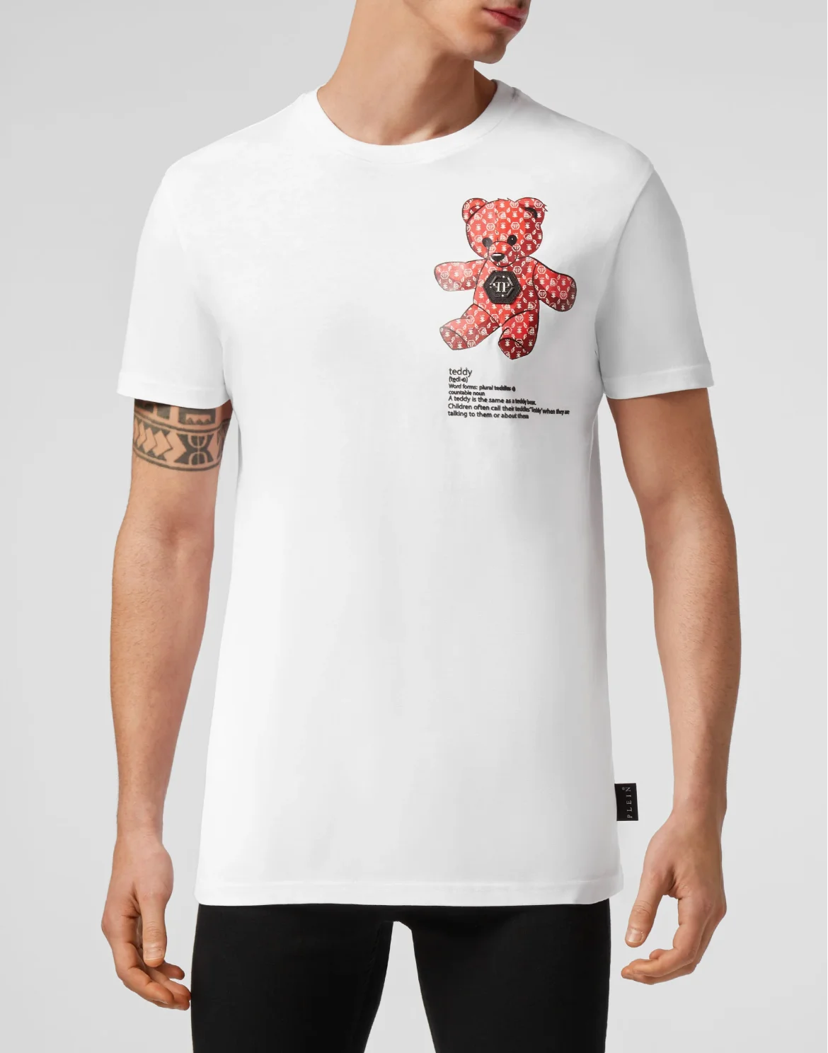 T-shirt Round Neck SS Teddy Bear, цвет: Белый
