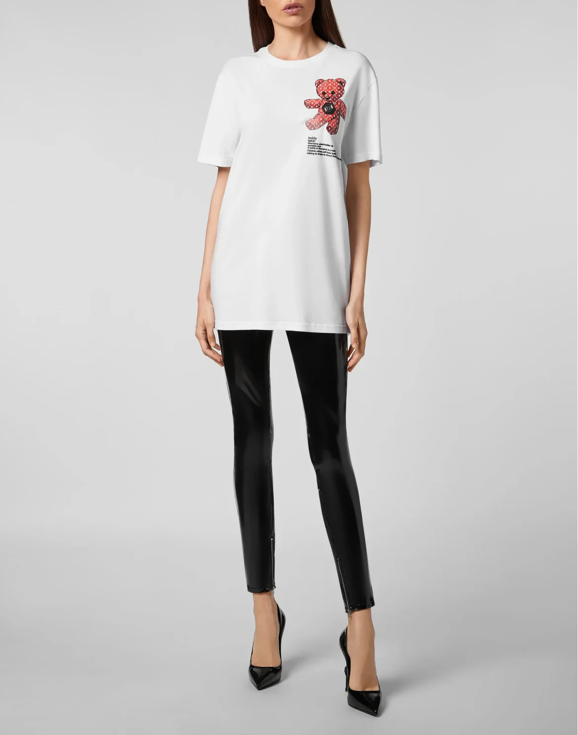 T-shirt Round Neck SS Teddy Bear, цвет: Белый
