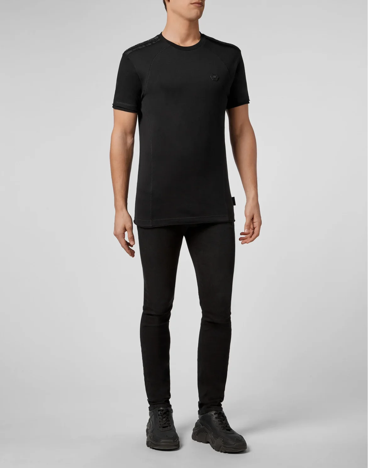 T-shirt Round Neck SS Istitutional, цвет: Черный
