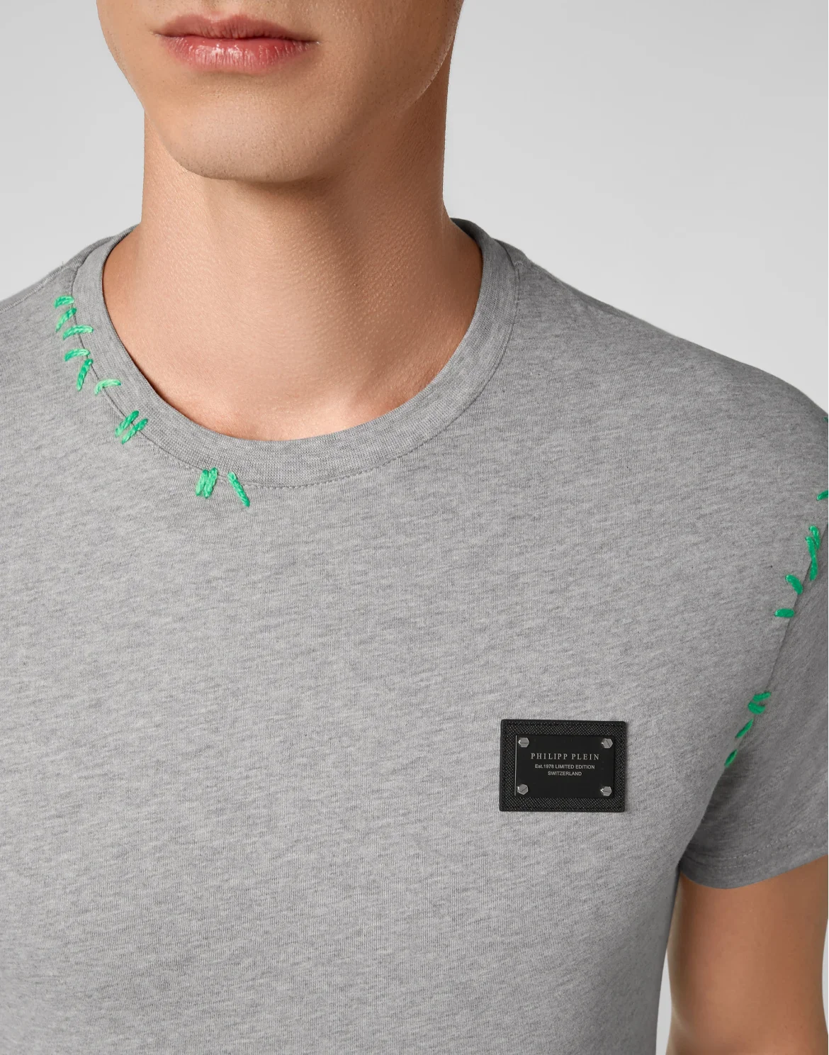 T-shirt Round Neck SS Istitutional, цвет: Серый