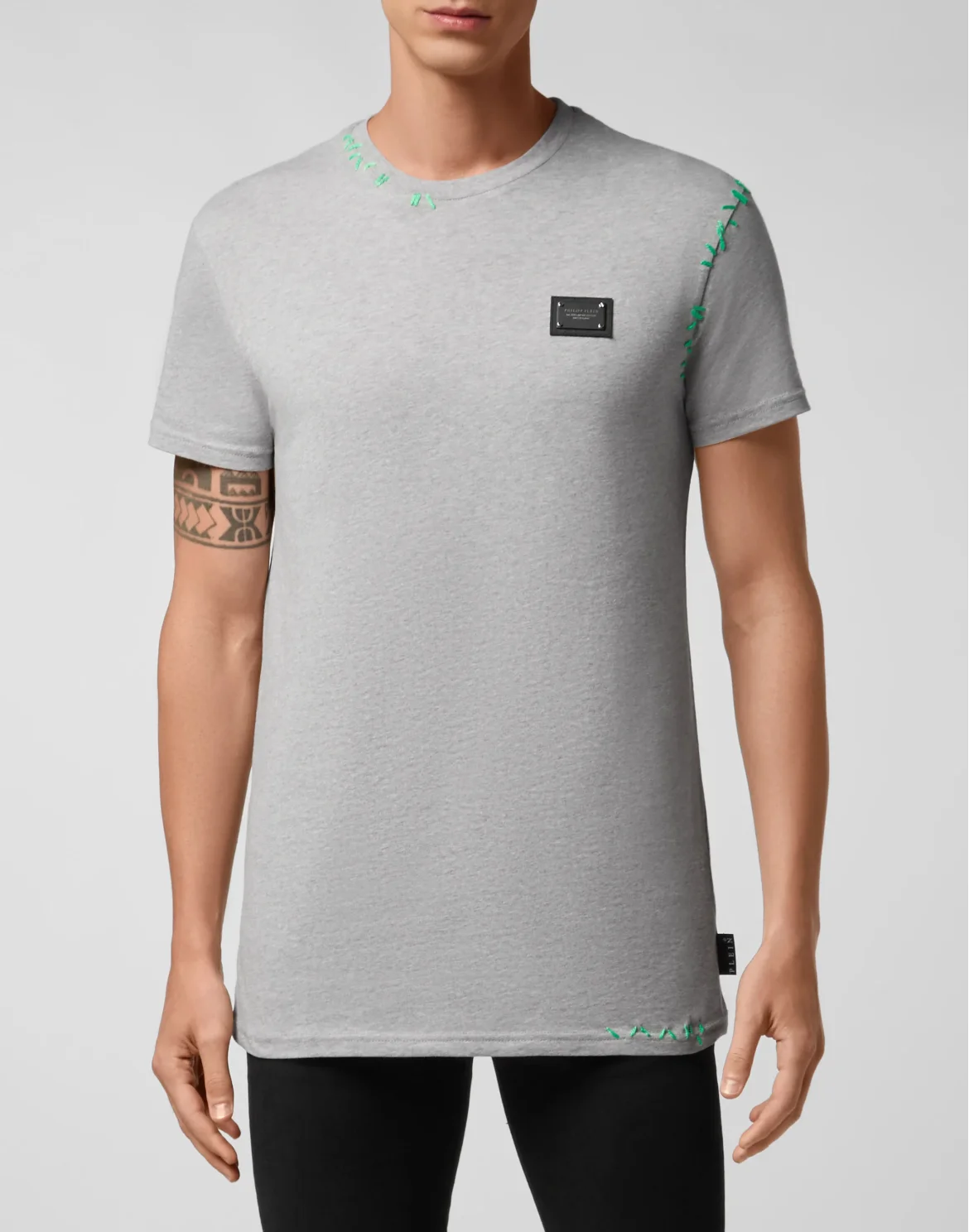 T-shirt Round Neck SS Istitutional, цвет: Серый