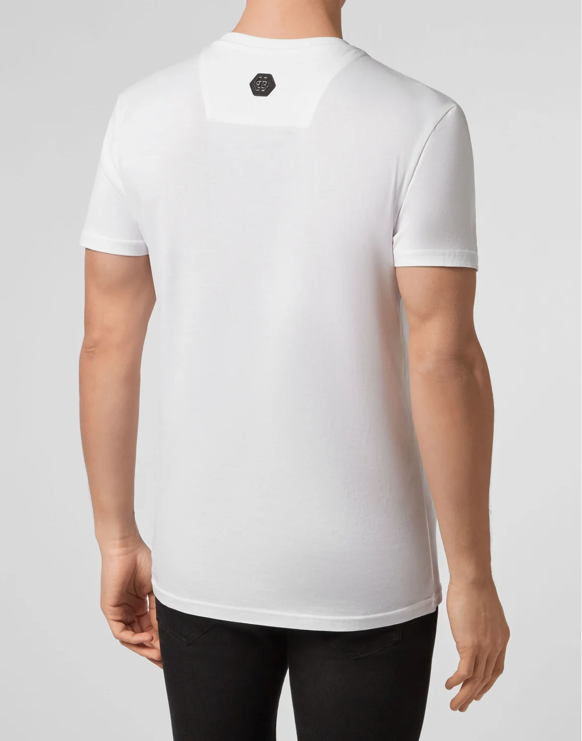 T-shirt Round Neck SS Dollar, цвет: Белый