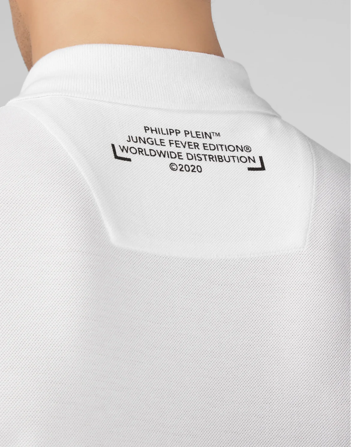 Slim Fit Polo shirt SS King Plein, цвет: Белый