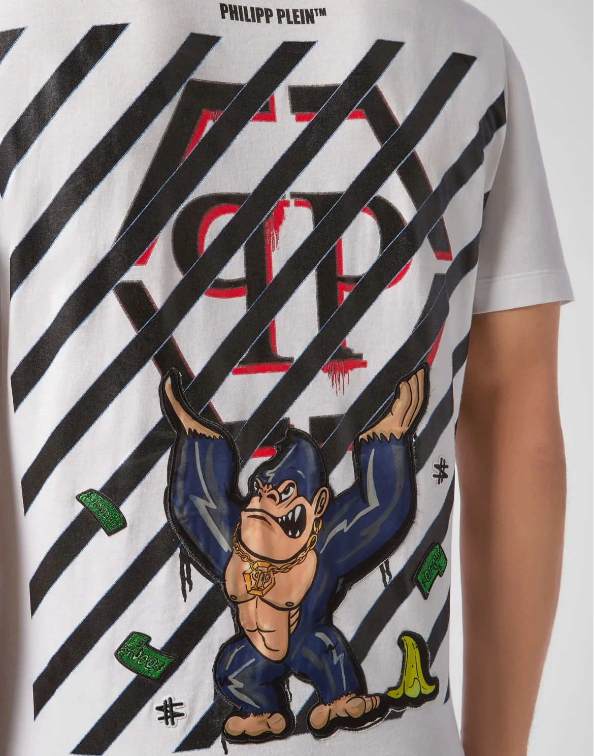 T-shirt Round Neck SS King Plein, цвет: Белый