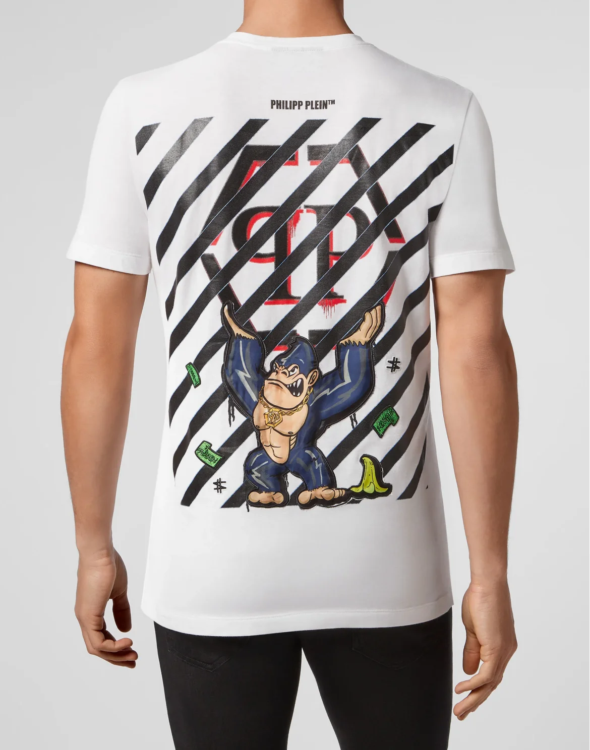 T-shirt Round Neck SS King Plein, цвет: Белый