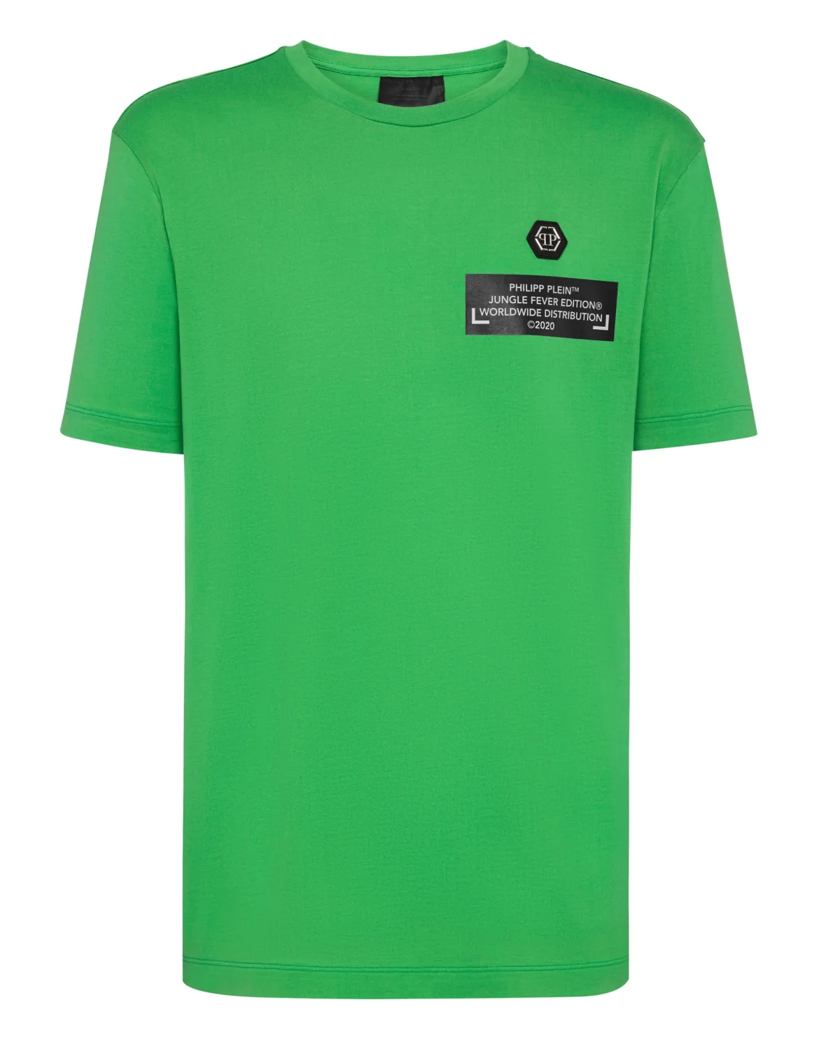 T-shirt Round Neck SS King Plein, цвет: Зеленый