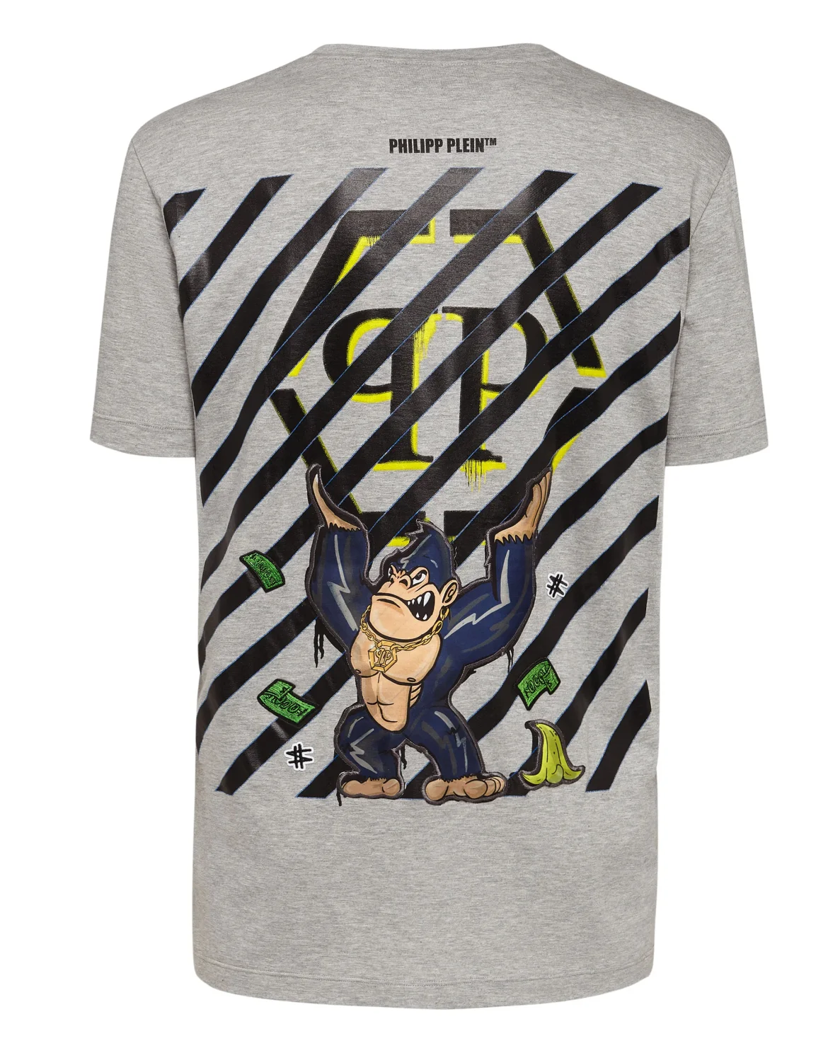 T-shirt Round Neck SS King Plein, цвет: Серый