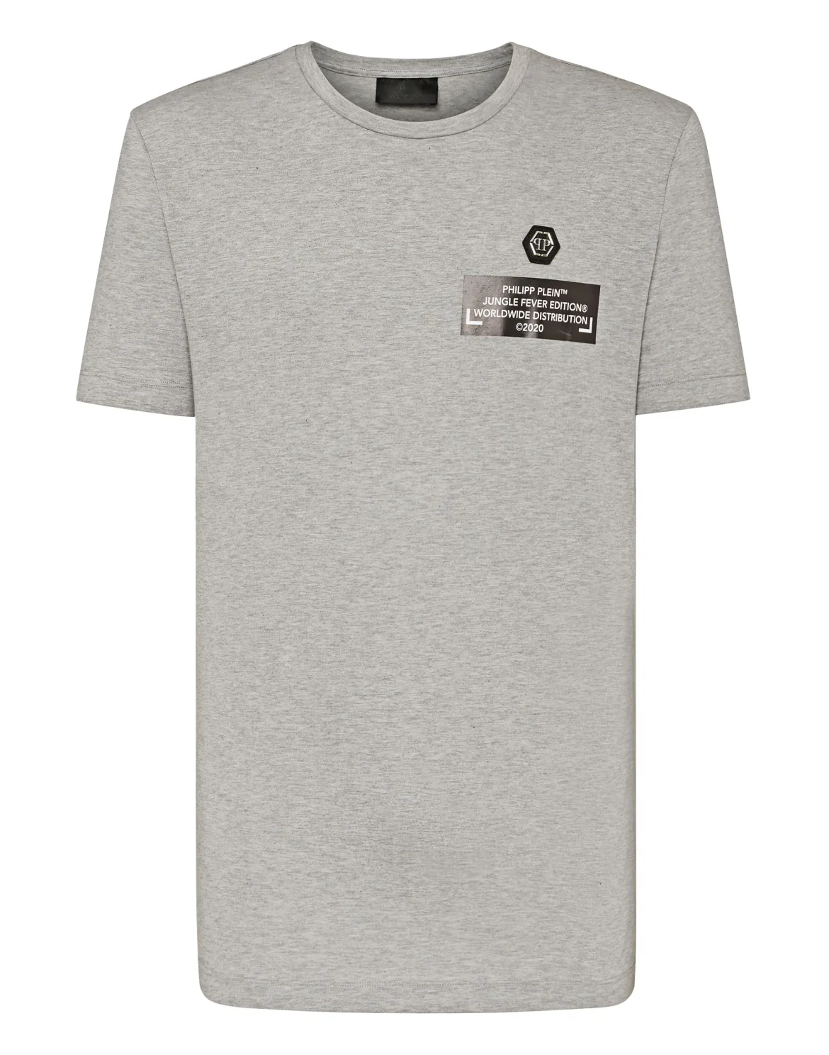 T-shirt Round Neck SS King Plein, цвет: Серый