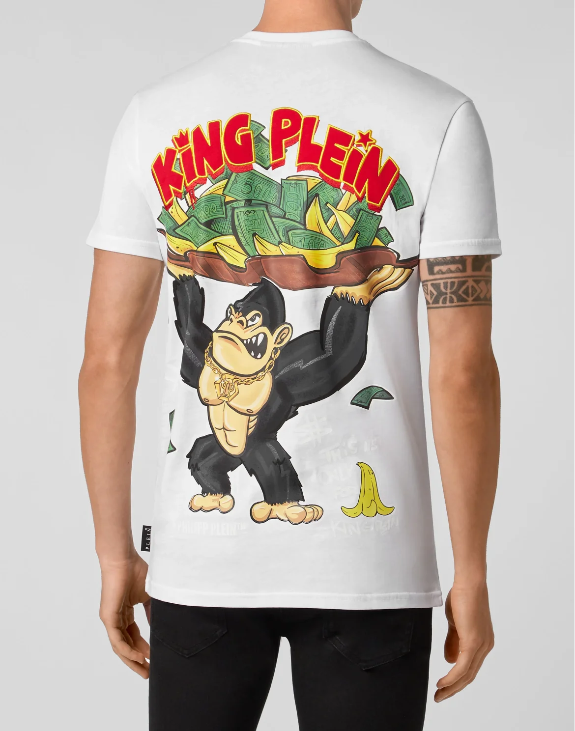 T-shirt V-Neck SS King Plein, цвет: Белый