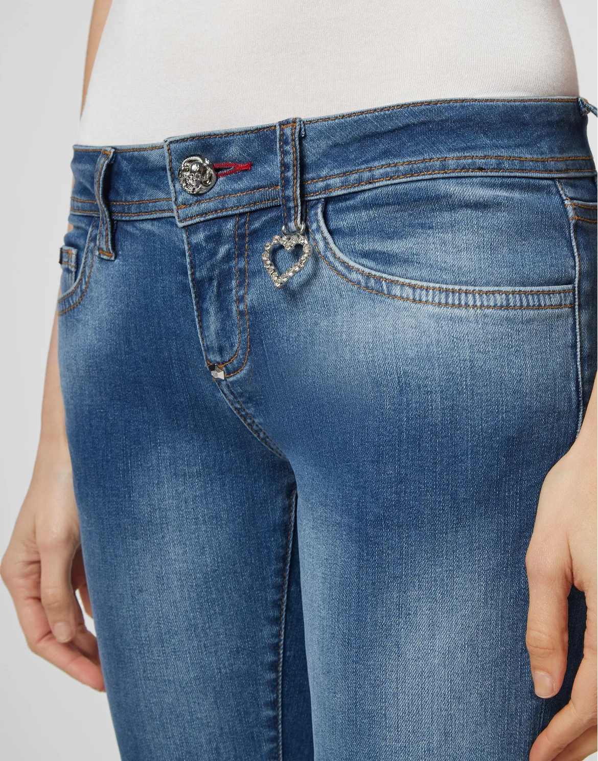 Slim Fit  Philipp Plein TM, цвет: Синий