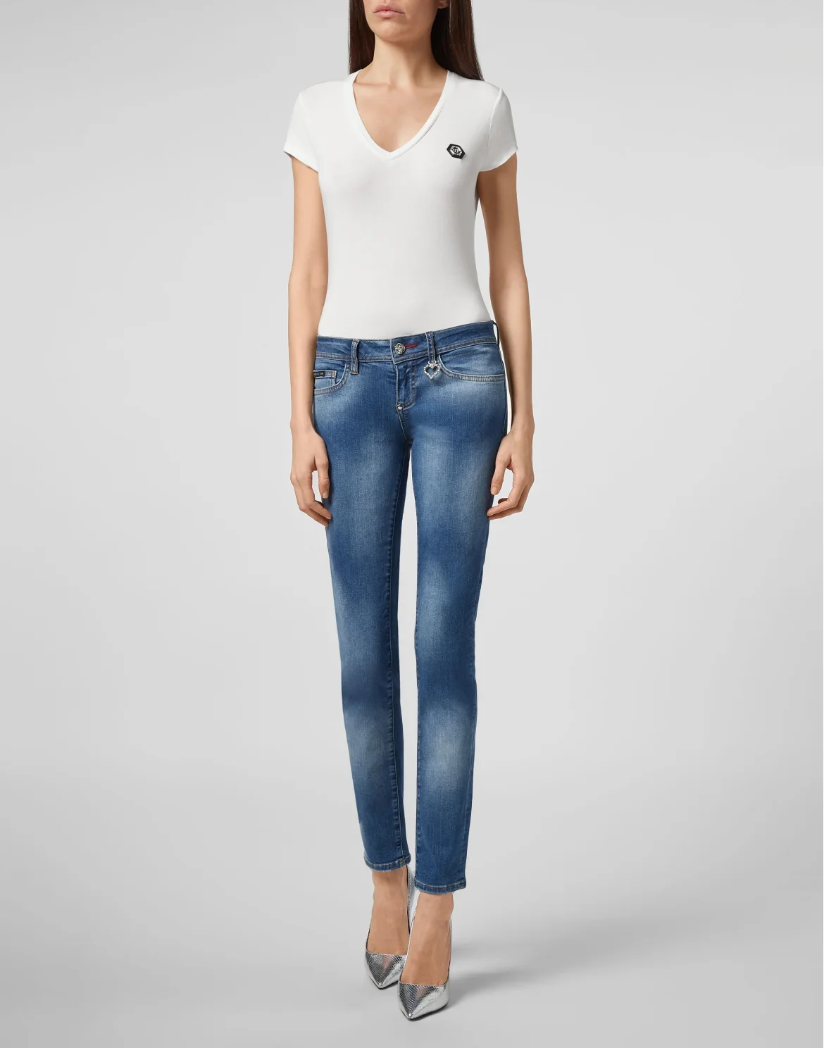Slim Fit  Philipp Plein TM, цвет: Синий