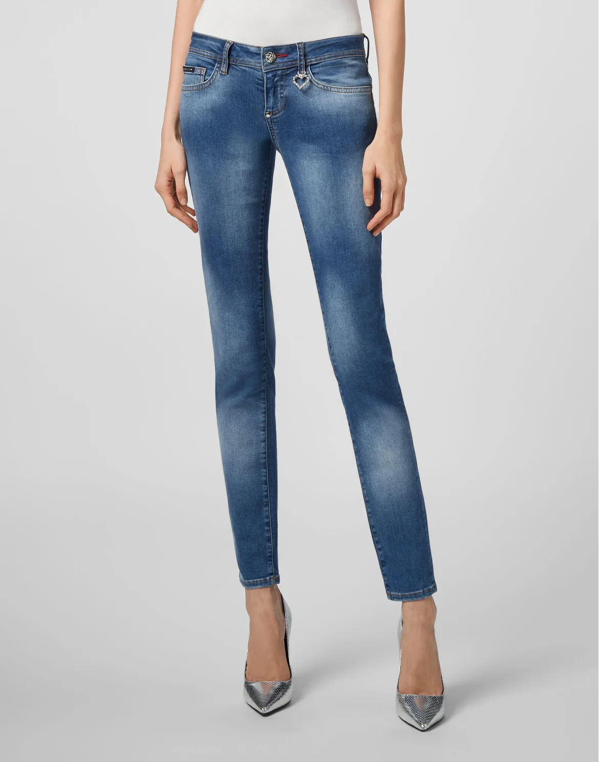 Slim Fit  Philipp Plein TM, цвет: Синий